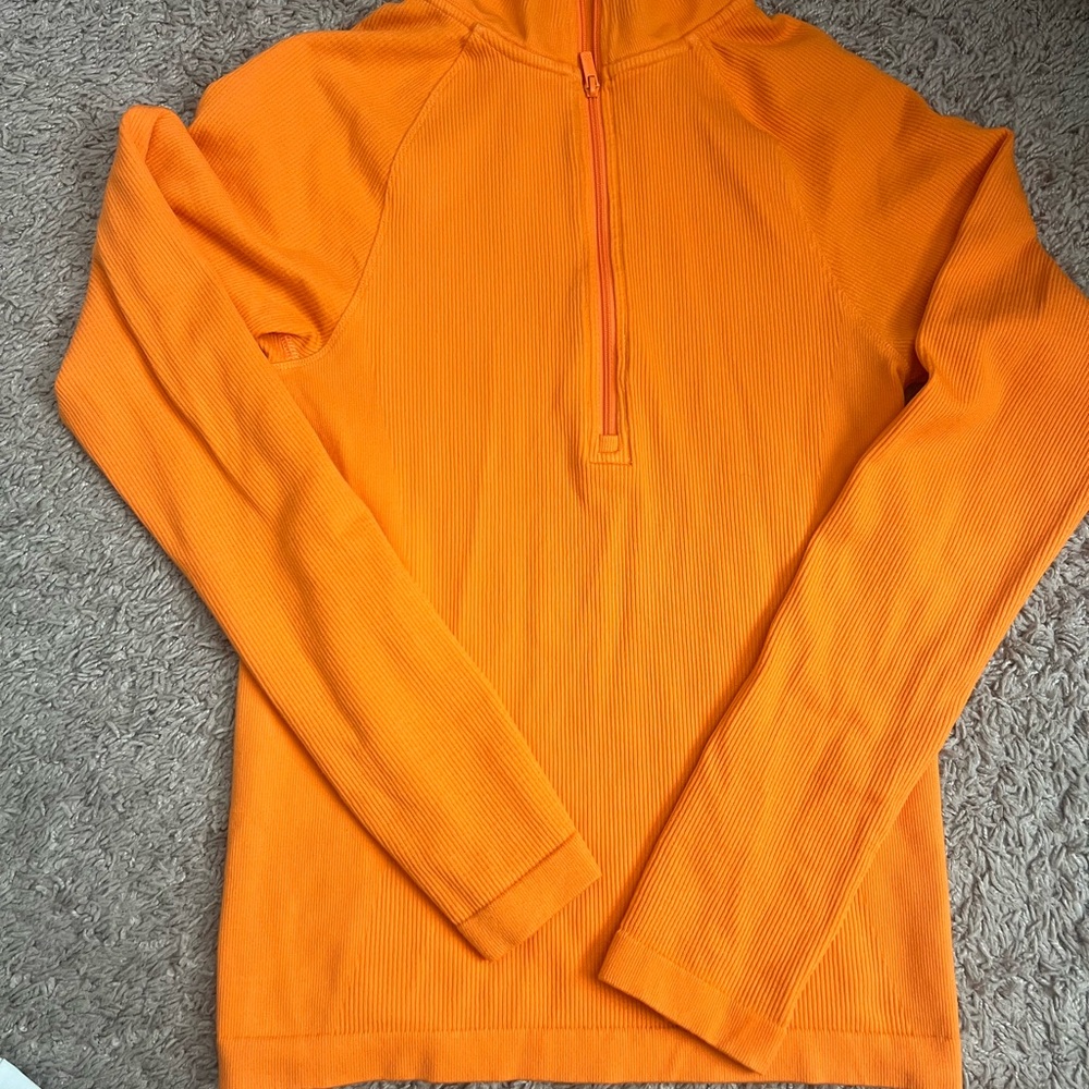 Women’s all in motion  Orange Half-Zip